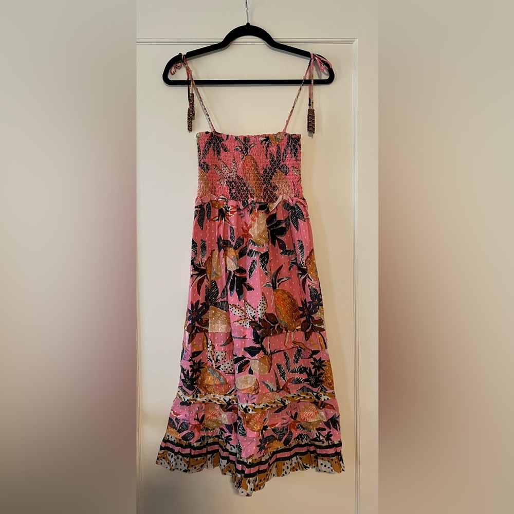 FARM RIO SMOCKED SUN DRESS